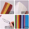 Cuaderno A5 Personalizado de Tapa Blanda Colorido Cosido Cuaderno para Tarea de Estudiante Bloc de Notas Cubierta DIY Se Puede Imprimir con Logo