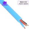Cobre puro Yuanhua IA-RVV3 hilos * 0.5/0.75/1.5/2.5/4/6 mm² funda azul antiestática insegura