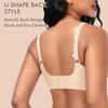 Venda Direta da Fábrica Estilo Popular Transfronteiriço Sutiã Sem Fio Seamless Liso de Cor Sólida com Alças Push-Up Anti-Queda