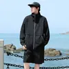 Conjunto de Ropa de Protección Solar de Verano, Transpirable, Ligero, Chaqueta Anti-UV, Shorts, Ropa Reflectante de Protección Solar, Conjunto de Dos Piezas UPF50+