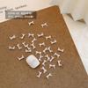 Mini Accesorios para Uñas de Moño Tendencia Versátil Moños Grandes y Pequeños Mezcla de Resina DIY Decoraciones de Uñas Portátiles