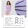 Tejido acanalado de poliéster y spandex, Tejido elástico, Tejido de punto jacquard acanalado de poliéster y spandex, Tejido para bañadores deportivos