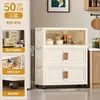 Armario de almacenamiento doméstico grande de 50 cm de ancho sin ensamblaje, de gran capacidad, para ropa y juguetes de niños, armario de almacenamiento multicapa