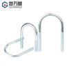 Tornillo en forma de U de acero al carbono galvanizado Perno en forma de U Abrazadera de tubo en forma de U Abrazadera de tubo fija extendida Hebilla de aro M6M8M10M12