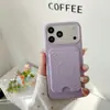 Funda magnética para teléfono imitación original, tarjetero redondo de silicona con diseño de ola, compatible con MagSafe, adecuada para iPhone 18/17/16
