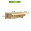 Cama y Árbol para Gatos Integrados Marco de Escalada para Gatos Montado en la Pared Estilo Japonés Ahorro de Espacio Alto Materiales DIY Hechos por Uno Mismo Verano