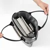 Jerry 5228 bolsa simple vertical de oficina con cremallera maletín bolsa de lona para documentos bolso de mano A4 bolsa de almacenamiento para conferencias