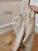 Pantalones Anchos de Estilo Old Money para Mujer, Tencel Lino, Otoño 2026, Delgados, Casual, Caídos, Rectos de Alta Gama A13558