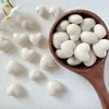 Pequeños Accesorios de Talla de Fruta Marfil, Cuentas Sueltas Corazón de Durazno, Para Manualidades con Cuentas DIY, Artesanías Culturales, Accesorios para Joyería de Pulseras, Estilo Natural