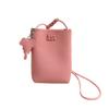PU Bolsa Nueva para Teléfono Móvil Bolso de Hombro Bolso Cruzado de Moda Bolso Cuadrado Pequeño Moda Lindo Pequeño Fresco Bolso Vertical para Mujer