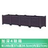 Caja especial para plantar verduras balcón familiar exterior techo maceta rectangular de plástico extragrande venta al por mayor