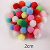 Pompons de Alta Elasticidade em Estoque, Acessórios para Artesanato DIY, Suprimentos para Natal e Aniversário, Materiais Auxiliares, Bolas de Pelúcia do Fabricante