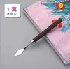 Raspador para pintura al óleo cuchillo de tallado cuchillo de tallado para cerámica cuchillo para colorear pigmentos herramienta para colorear lámina de acero inoxidable raspador para pintura al óleo