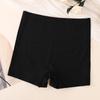 Pantaloncillos tipo bóxer sin costuras de cintura media estilo europeo y americano para mujer, Shorts de seguridad de algodón puro en la entrepierna a prueba de exposición, Tallas grandes para mujer