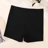 Cueca Boxer Sem Costura de Seda Gelada Cintura Média para Mulheres Tamanho Grande Anti-Exposição Parte de Baixo de Algodão na Virilha Calças de Segurança Dois em Um para Mulheres Europeias e Americanas