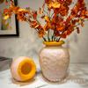 Jarrón Fenton de Vidrio Tallado a Mano Estilo Moderno Arreglo Floral Hidropónico Dormitorio Mesa de Comedor Entrada Sala de Modelos Adornos Exquisitos