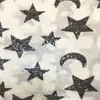 Tela Bordada con Lentejuelas de Estrella Tela Bordada con Cuentas Vestido de Lentejuelas Tela Nueva de Verano para Mujer