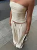 Nuevos Pantalones Anchos de Cintura Alta Sueltos para Primavera y Verano 2026 Estilo Europeo y Americano Transfronterizo Pantalones Casuales Elegantes para el Trabajo con Efecto de Caída para Mujer