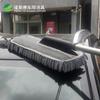Cepillo para Lavado de Autos, Plumero Extensible de Chenilla Coral para Polvo y Cera con Mango Largo, Mopa Reemplazable, Mopa para Cera de Autos con Conexión de Agua