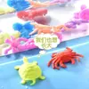 Juguetes Nuevos y Únicos Absorbentes y Expansibles que se Convierten en Esponjas Grandes al Mojarse, Dinosaurios Marinos, Crías de Animales, Artículos de Puesto Callejero de Verano para Niños