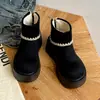 Versátiles botas cortas nuevas de otoño e invierno para mujeres petite, adelgazantes y que aumentan la altura, botas estilo Martin de suela gruesa, elegantes y atractivas 2026