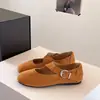 Novos sapatos Mary Jane de boca rasa, sola macia, temperamento, feminino, tendência, tira única, fivela versátil, retrô 2026, para o trabalho, confortáveis