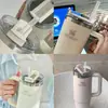 Amazon Stanley Copo de Plástico com Canudo Translúcido de Grau Alimentício Stanley Copo para Carro Acessórios para Copo de Água 30-40oz