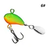 Vib Submarino de Largo Alcance Metal Plomo Pez Spinnerbait Giratorio Señuelo Biónico para Provocar Lubina a Través de Todas las Capas de Natación