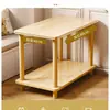 Alternativa a la mesa de noche: Mesa de noche moderna simple, Estante de almacenamiento pequeño, Mesa pequeña de pie, Madera maciza, Color de madera natural simple