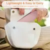 Bolsa de armazenamento multifuncional para esponjas de maquiagem e pincéis, organizador de pincéis de maquiagem portátil, prático para viagens e portátil