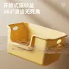 Bandeja para Gatos Extra Grande Elevada Caja de Arena para Gatos Gigante Anti-Salpicaduras Inodoro para Gatos Extra Grande Depósito para Excrementos y Orina Suministros para Mascotas