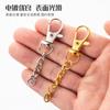 Llavero de metal, accesorios al por mayor, tres piezas, equipaje, juguete, muñeca, llavero, cierre de langosta, bricolaje, joyería, colgante