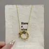 ¡Serie Dorada! Collar de Campana Brillante para Mujer, Nuevo Estilo Chino, Temperamento de Nicho de Moda, Cadena Simple para Clavícula