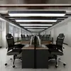 Luces Led para Oficina, Lámparas Colgantes de Tubo Cuadrado, Tiras de Luz de Tubo Cuadrado Especializadas para Gimnasios y Supermercados, Tiras de Luz para Restaurantes