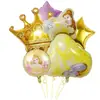 Set de Globos Transfronterizo Blancanieves De Pie Bella Durmiente Cenicienta Tema de Dibujos Animados Infantiles Decoración para Fiesta de Cumpleaños