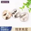 Botões de Metal Oval Convexo Pequenos Perfumados para Casacos, Jaquetas, Roupas de Lã, Botões de Alta Qualidade