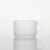 Copo de Água Doméstico com Relevo de Vidro Girassol Vintage Grande Capacidade Copo de Leite para Café da Manhã Dourado com Colher Copo de Alto Valor de Cor