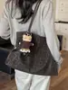 Bolso grande de leopardo para mujer, nuevo bolso tote ligero de otoño 2026 para la escuela y el trabajo, bolso de hombro de gran capacidad