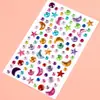 Adesivos de Strass Autoadesivos para Sobrancelhas e Cantos dos Olhos Adesivo Traseiro Autoadesivo Adesivos de Pedras Preciosas Artesanais Infantis Acessórios Coloridos de Maquiagem para Festivais DIY