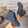Otoño 2026 Nueva Llegada Comercio Exterior Tallas Grandes Mujer Casual Cómodo Estilo Europeo Moda Ropa Exterior Estilo Británico Botas