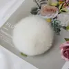 Punto de Fábrica Pompones de Piel de Zorro Real Sombreros y Accesorios para Ropa Bola Peluda Colorida Venta al por Mayor