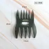 Pente Profissional de Barbeiro para Cabeça de Óleo, Pente Texturizado para Homens, Pente Pá de Modelar Vintage para Cabelo Slicked-Back, Dentes Largos