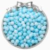 Cuentas de porcelana con halo de vidrio de 8 mm, cuentas redondas, pulsera de cuentas hecha a mano para bricolaje, collar, cuentas sueltas, accesorios de joyería, venta al por mayor