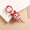 Corrente Curta de Miçangas Pintadas à Mão para Celular, Transmissão ao Vivo com Boneca Fofa, Corrente de Miçangas, Chaveiro Pingente para Bolsa, Atacado