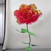 Simulación de Ventana Flor Peonía Arreglo a Gran Escala para Eventos Decoración de Escenario Accesorios para Sesión Fotográfica Ramo de Flores Falsas de Peonía Brillante