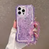 Nuevo producto: Hermosa Funda de Teléfono Brillante Moldeadora de Cintura con Diseño Antigolpes Tres en Uno, Resina de Color Caramelo, Adecuada para Ip16Promax, con Pulsera