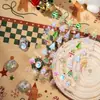 Pegatinas Populares para Uñas de Navidad Concha Luz Estéreo Copo de Nieve Líneas de Relieve Árbol de Navidad Colorido Pegatinas Decorativas para Uñas