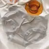 Calcinhas de seda gelada para mulheres, verão, sem costura, finas, secagem rápida, cor sólida, fundo de algodão, sexy, novas tangas para meninas