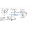 Potenciómetro RV16MM de pin curvado con interruptor para radio, B5K10K50K, volumen ajustable para amplificador de máquina de karaoke