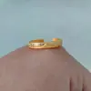 Anel de Casal Monte Fuji um Par de Nicho Luxo Leve Alto Padrão Sensação Rizhao Jinshan Masculino e Feminino Textura Anel Aberto